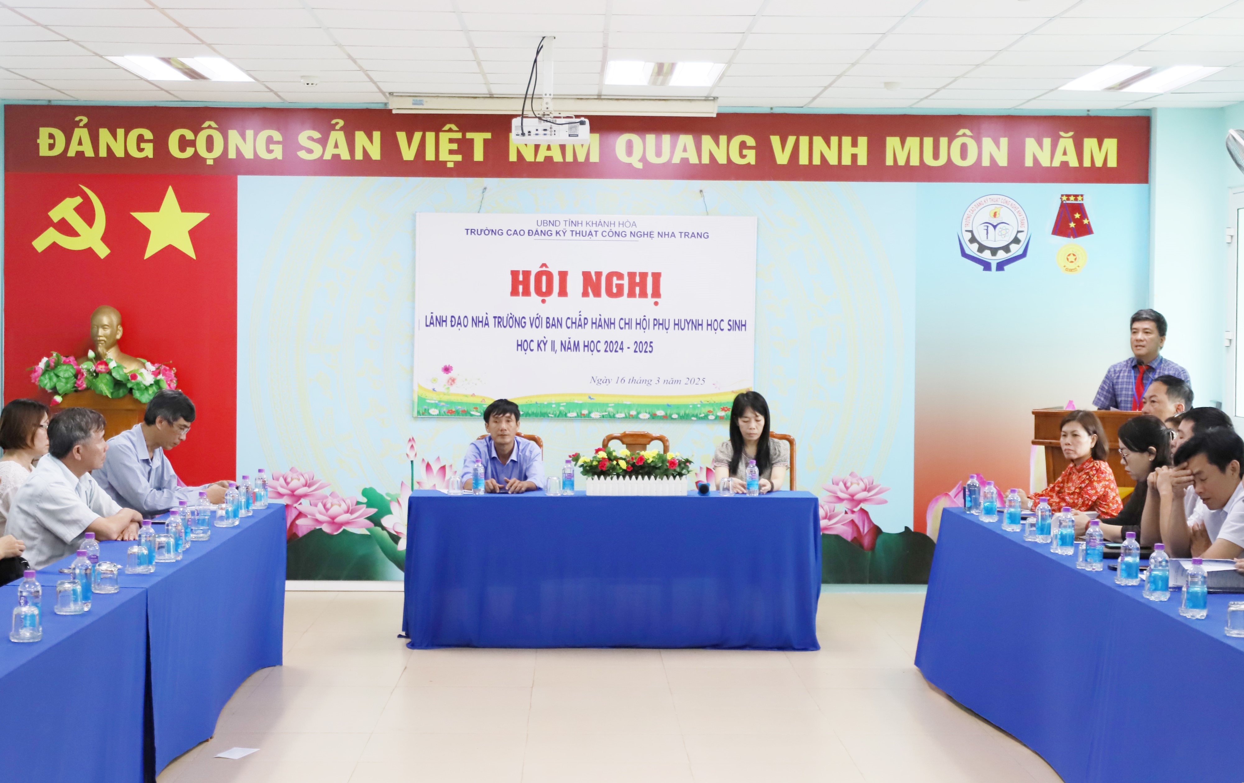 HỌP PHỤ HUYNH HỌC SINH VÀ HỘI NGHỊ LÃNH ĐẠO NHÀ TRƯỜNG  VỚI BAN CHẤP HÀNH CHI HỘI PHỤ HUYNH HỌC SINH HỌC KỲ II,  NĂM HỌC 2024 – 2025